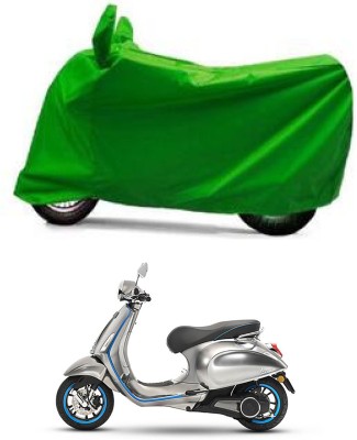 Furious3D Two Wheeler Cover for Piaggio(Vespa LX, Green)