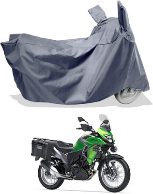 Amexride Two Wheeler Cover for Kawasaki(Versys-X 300, Grey)