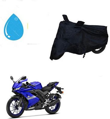 DeepShakshi AUTOMOTIVE Waterproof Two Wheeler Cover for Yamaha(R15 V3, Black)