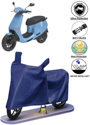 Auto Mode Waterproof Two Wheeler Cover for Ola(Blue)