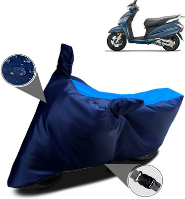 Mdstar Waterproof Two Wheeler Cover for Honda(Activa 125, Blue)
