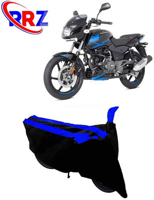 RRZ Waterproof Two Wheeler Cover for Bajaj(Pulsar 150, Black, Blue)