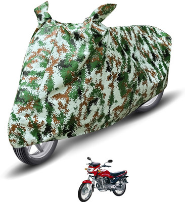 MOCKHE Waterproof Two Wheeler Cover for Hero(Ambition, Green)