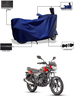 CODOKI Waterproof Two Wheeler Cover for Bajaj(Discover 110, Blue)