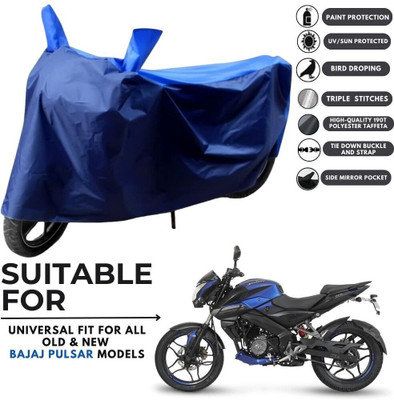 MADAFIYA Two Wheeler Cover for Bajaj(Pulsar NS-160 BS6, Blue, Blue)