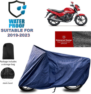 PAGORA Waterproof Two Wheeler Cover for Hero(Achiever, Blue)
