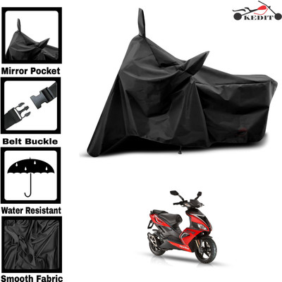 KEDIT Two Wheeler Cover for Aprilia(SR 150, Black)