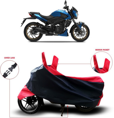 THE REAL ARV Waterproof Two Wheeler Cover for Bajaj(Dominar, Black)