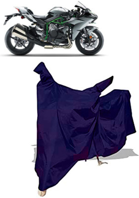 Amexride Two Wheeler Cover for Kawasaki(Ninja H2 BS6, Blue)