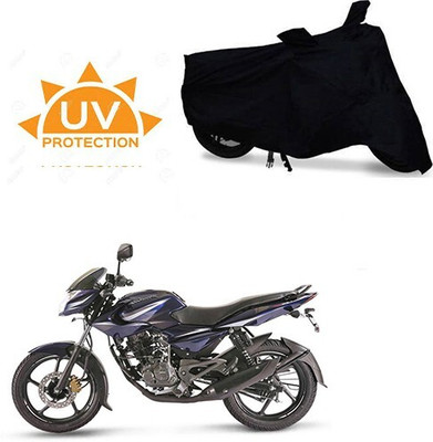 MMSSTAR Waterproof Two Wheeler Cover for Bajaj(Pulsar 135 LS DTS-i, Black)