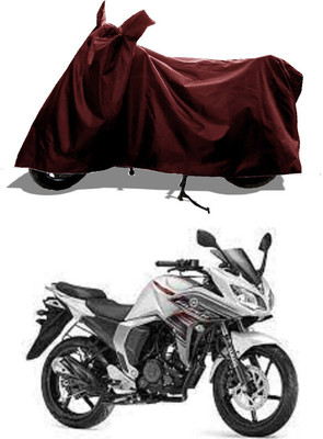 GROFATIK Two Wheeler Cover for Yamaha(Fazer, Maroon)
