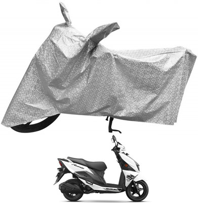 MOCKHE Waterproof Two Wheeler Cover for Suzuki(Intruder 250, Silver)