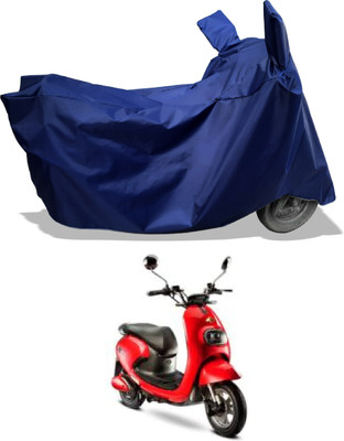 Amexride Two Wheeler Cover for Evolet(Pony BS6, Blue)