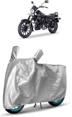 J S R Waterproof Two Wheeler Cover for Bajaj(Avenger Street 160, Silver)