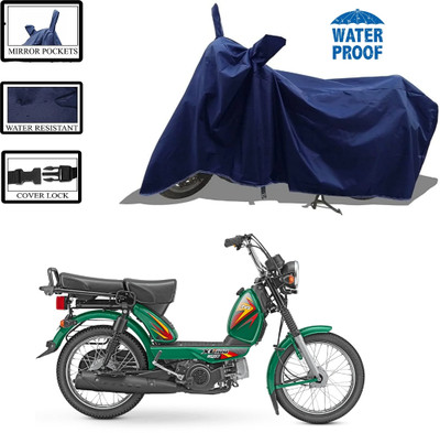 WMIZEXA Waterproof Two Wheeler Cover for TVS(Blue)