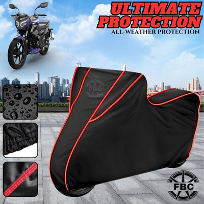 AUTOCAD Waterproof Two Wheeler Cover for TVS(Raider, Black)