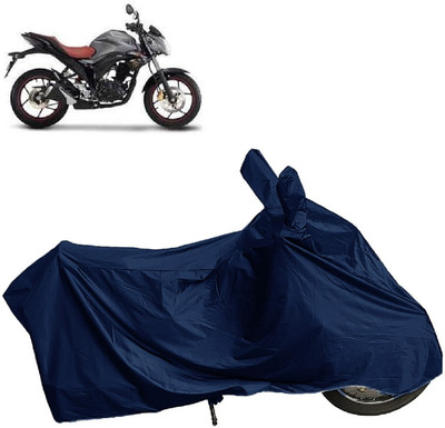 DIGGU Two Wheeler Cover for Suzuki(Gixxer Special Edition, Blue)