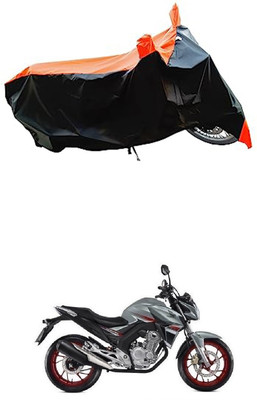 VESMEI Two Wheeler Cover for Honda(CB Twister, Orange)