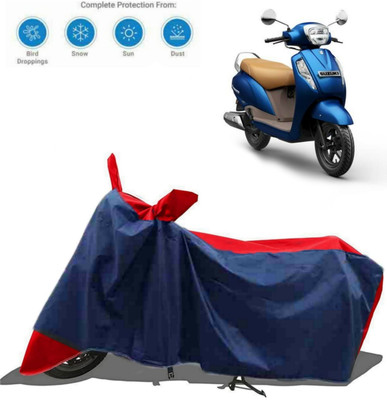 MMSSTAR Two Wheeler Cover for Suzuki(Access 125, Red)