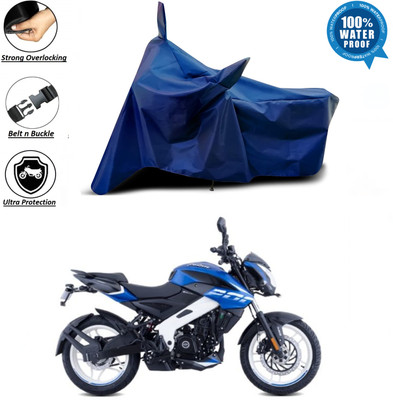 WMIZEXA Waterproof Two Wheeler Cover for Bajaj(Pulsar 200 NS DTS-i, Blue)