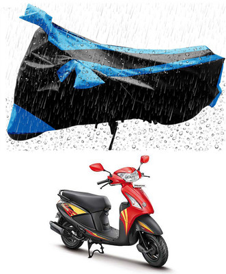 APNEK Two Wheeler Cover for Hero(Pleasure, Blue, Black)