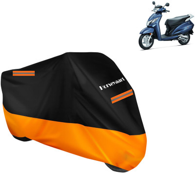 Horseyaart Waterproof Two Wheeler Cover for Honda(Activa 125, Orange)