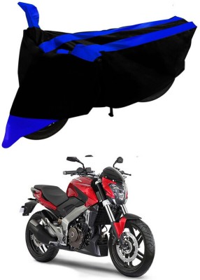 Genipap Two Wheeler Cover for Bajaj(Pulsar 250, Black, Blue)