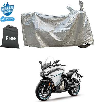 PAGORA Waterproof Two Wheeler Cover for CFMoto(650GT, Silver)