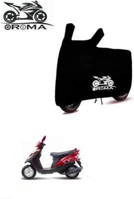THE REAL ARV Waterproof Two Wheeler Cover for Mahindra(Flyte, Black)