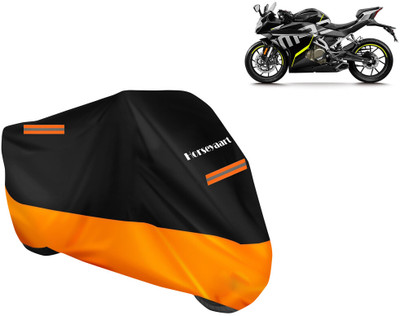 Horseyaart Waterproof Two Wheeler Cover for CFMoto(250SR, Orange)