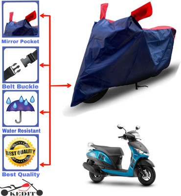 KEDIT Two Wheeler Cover for Yamaha(Alpha, Red, Blue)
