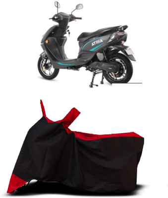 VESMEI Two Wheeler Cover for Hero(Electric Atria, Red)
