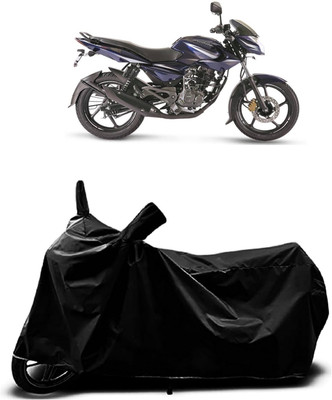 Mdstar Waterproof Two Wheeler Cover for Bajaj(Discover 135, Black)