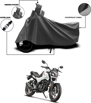 SEBONGO Waterproof Two Wheeler Cover for Hero(Xtreme, Grey)