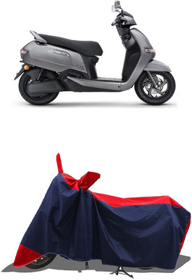 SUGASHRI Waterproof Two Wheeler Cover for TVS(iQube Electric, Red, Blue)