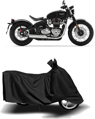 Matchup Waterproof Two Wheeler Cover for Triumph(Bonneville Bobber, Black)