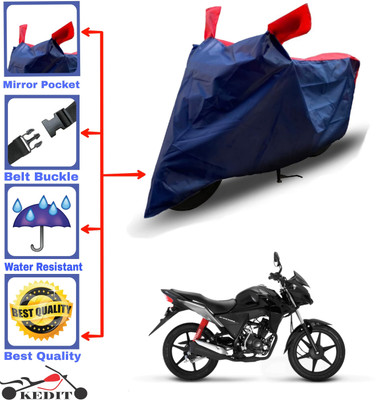 KEDIT Two Wheeler Cover for Honda(CB Twister, Red, Blue)