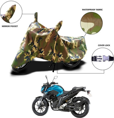 THE REAL ARV Waterproof Two Wheeler Cover for Yamaha(Green)