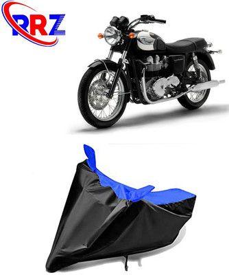 RRZ Waterproof Two Wheeler Cover for Triumph(Street Twin, Black, Blue)