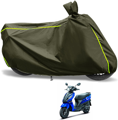 Euro Care Waterproof Two Wheeler Cover for Suzuki(Let's, Green)