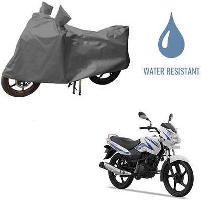 DeepShakshi AUTOMOTIVE Waterproof Two Wheeler Cover for TVS(Star Sport, Grey)