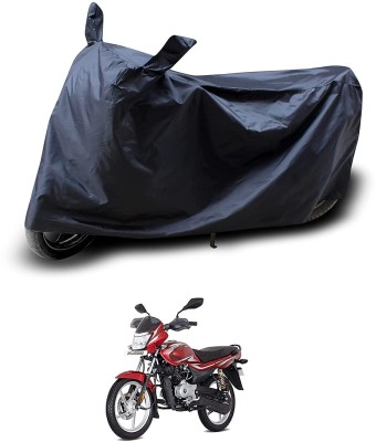 AASHTIK MART Two Wheeler Cover for Bajaj(Platina 110 H-Gear, Black)