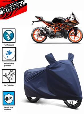 J S R Waterproof Two Wheeler Cover for KTM(RC 125 BS6, Blue)