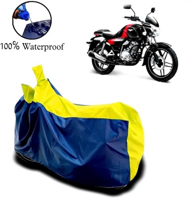 APNEK Waterproof Two Wheeler Cover for Bajaj(V15, Yellow, Blue)