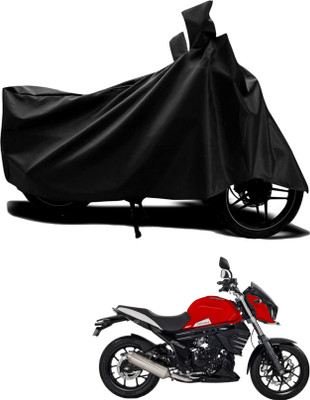 KEDIT Two Wheeler Cover for Mahindra(Mojo UT 300, Black)
