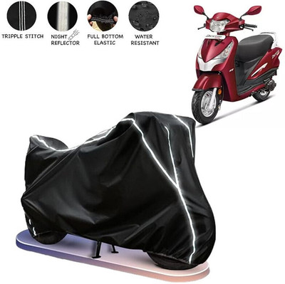 AutoGalaxy Waterproof Two Wheeler Cover for Hero(Destini 125, Black, White)