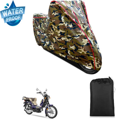 GOSHIV-car and bike accessories Waterproof Two Wheeler Cover for TVS(XL 100 Comfort BS6, Yellow)