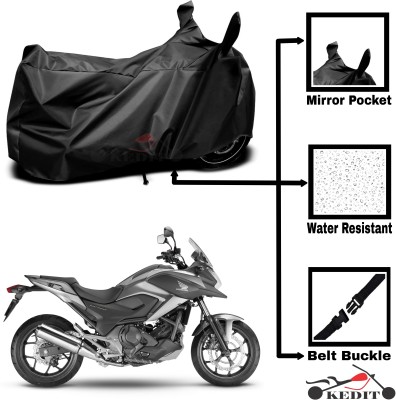 KEDIT Two Wheeler Cover for Universal For Bike(CB 400, Black)