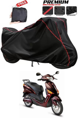 DeepShakshi AUTOMOTIVE Two Wheeler Cover for Hero(Electric Optima Plus, Black)