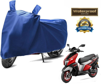 DeepShakshi AUTOMOTIVE Waterproof Two Wheeler Cover for TVS(NTORQ, Blue)
